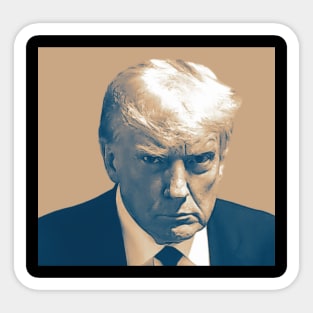 Trump's mug shot Sticker